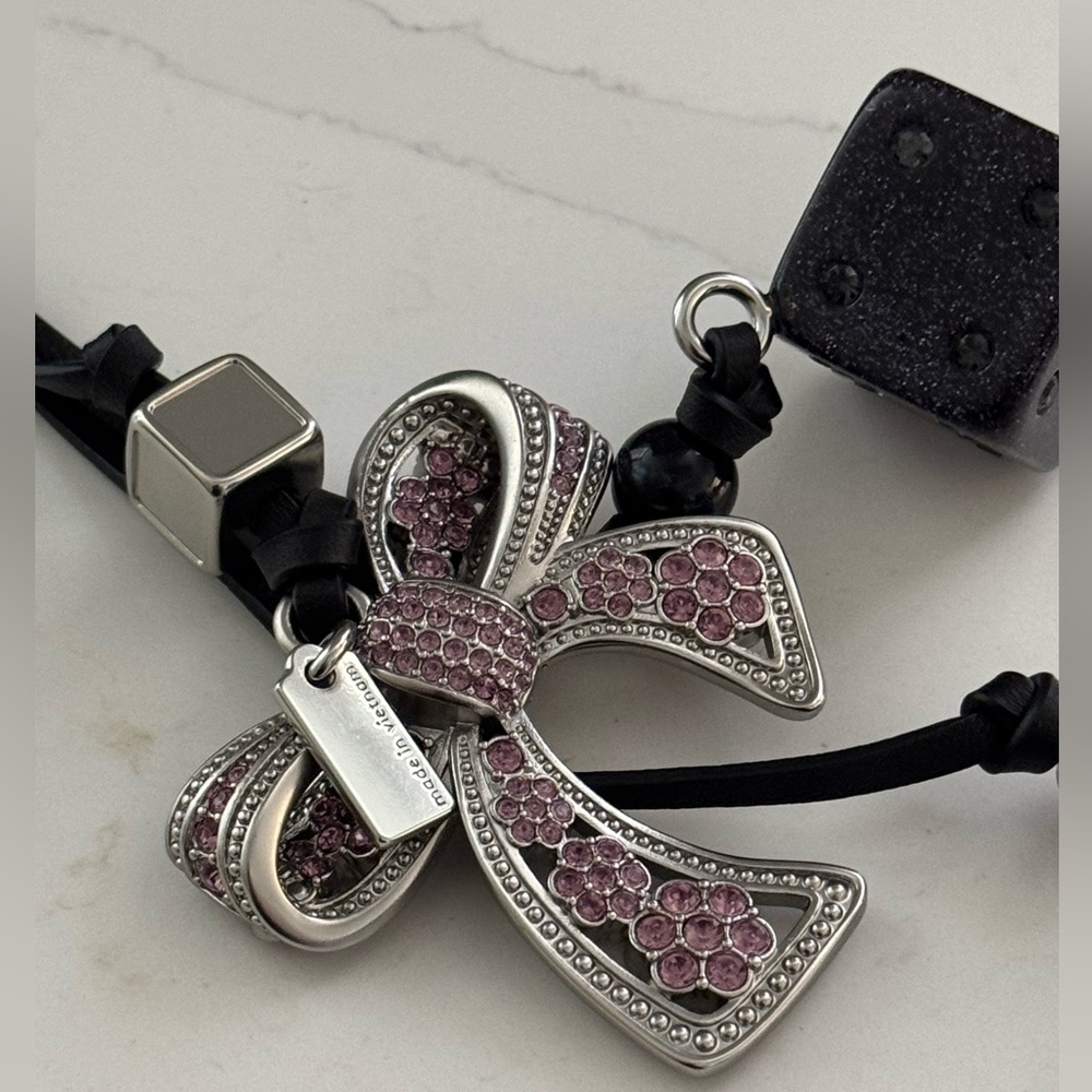 Coach Pink Bow, Dice, heart charm from Rogue 31 - Picture 5 of 7